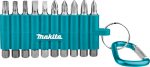Makita D-65028 10-dijelni set bit nastavaka (PH,PZ,SL,T)