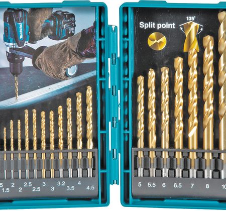 Makita D-67527 19-dijelni set HSS-TiN svrdala za metal