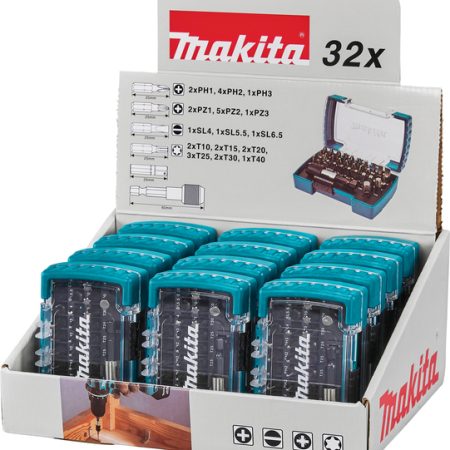 Makita D-74762-12 32-dijelni set bitova 25mm s držačem 1/4 12/1