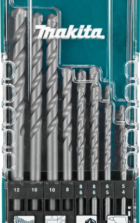 Makita D-77126 12-dij. set svrdala za ciglu, cilindrični prihvat