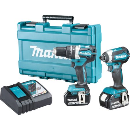 Makita DLX2180X set lxt-dhp484, dtd153, bl1830x2, dc18rc, pl.case