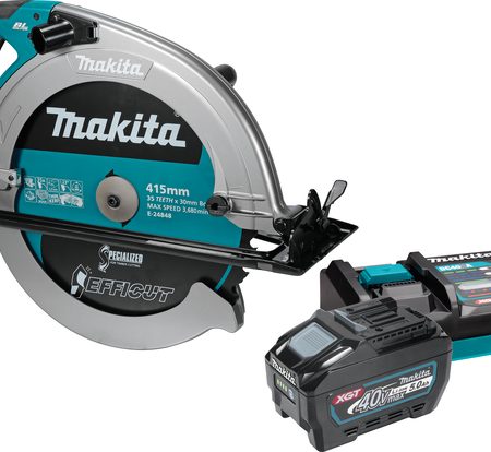 Makita HS013GT101 akumulatorska ručna kružna pila 40v xgt, 415mm