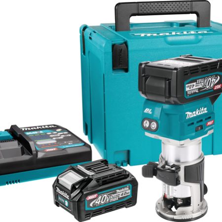 Makita RT001GM210 akumulatorska glodalica 40v xgt, 6-8mm